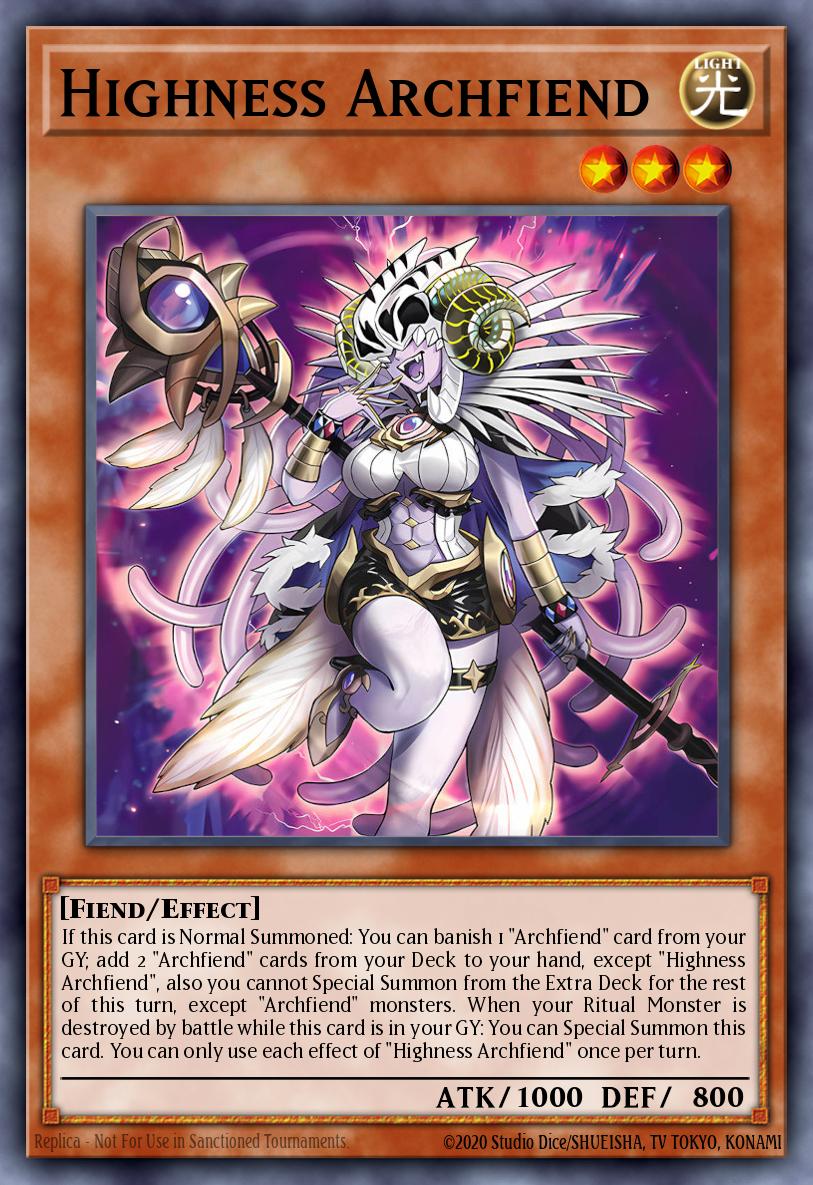 Highness Archfiend — Burst Protocol EN016