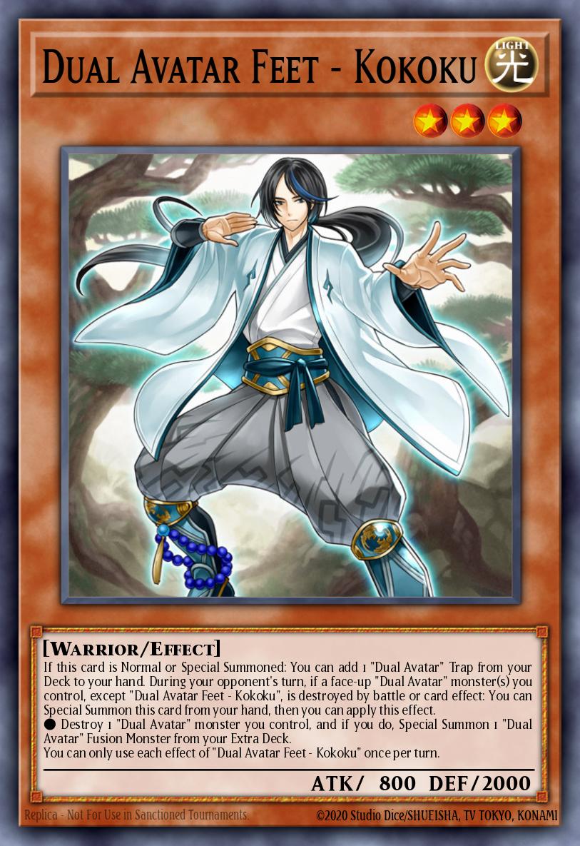 Pés dos Dois Avatares - Kokoku — Phantom Rage Premiere! promotional card EN015