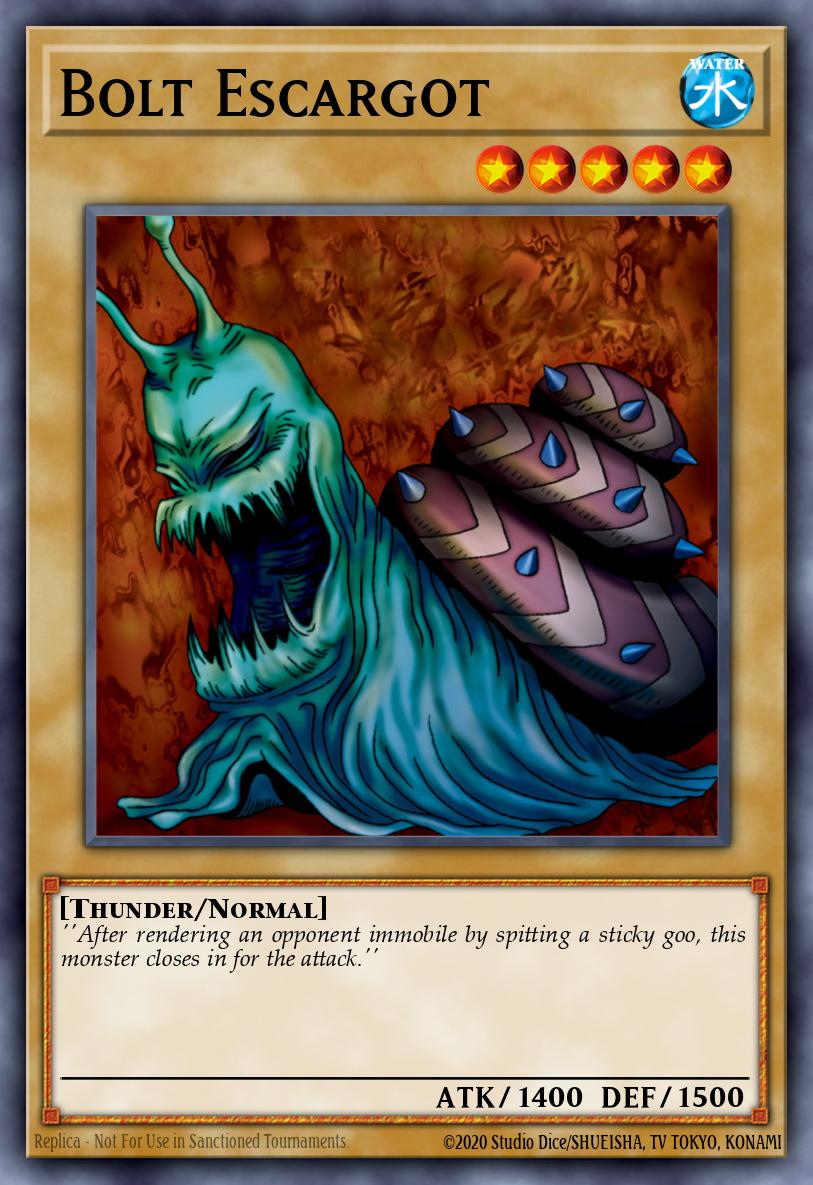 Escargot Relâmpago — Sem lançamento no TCG (OCG / Master Duel) 12146024