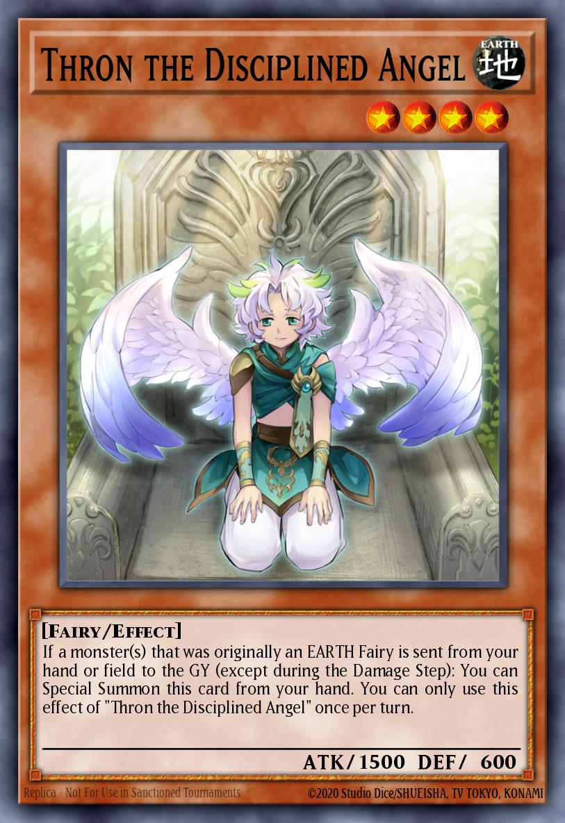Thron, o Anjo Disciplinado — Lightning Overdrive Premiere! promotional card EN082