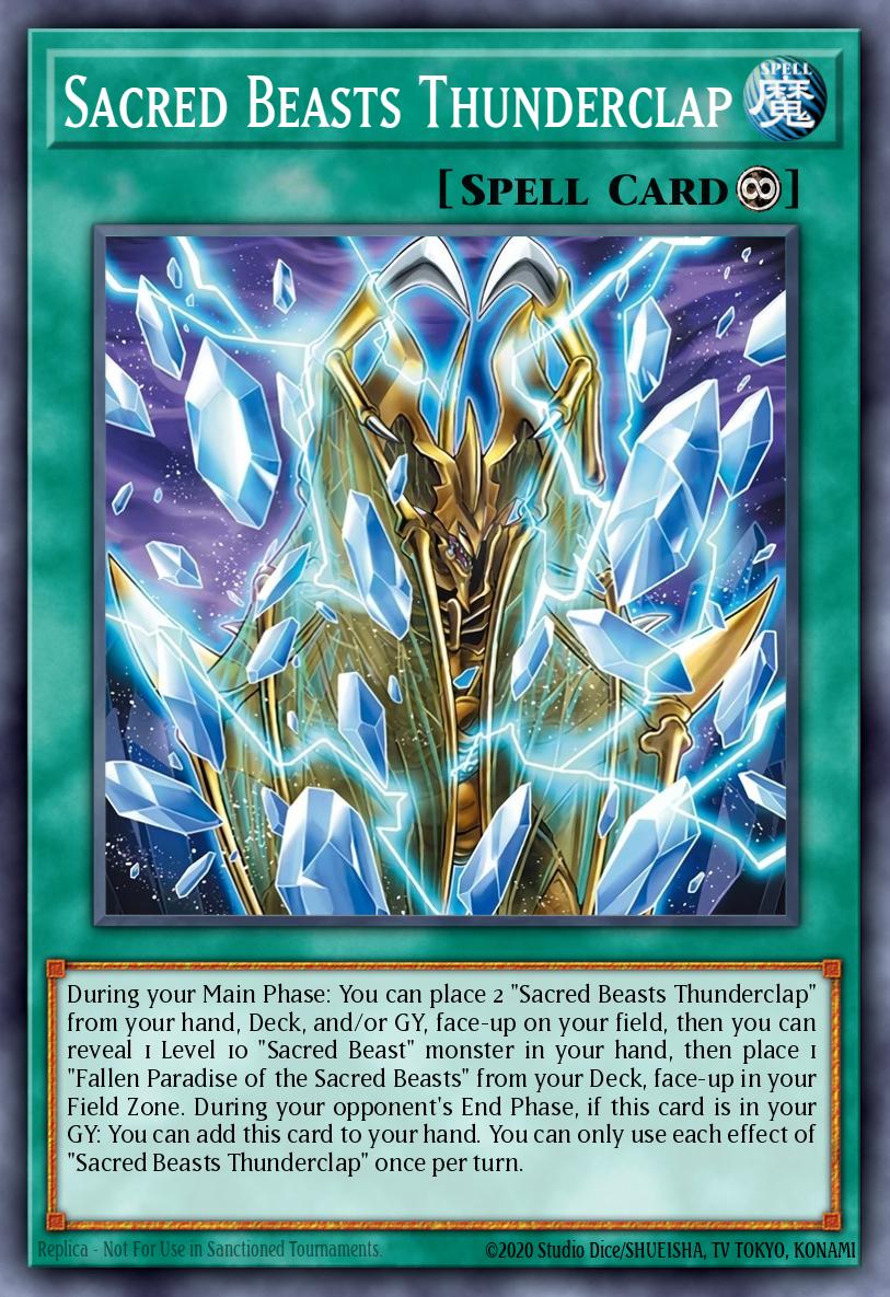 Sacred Beasts Thunderclap — Chaos Origins EN049