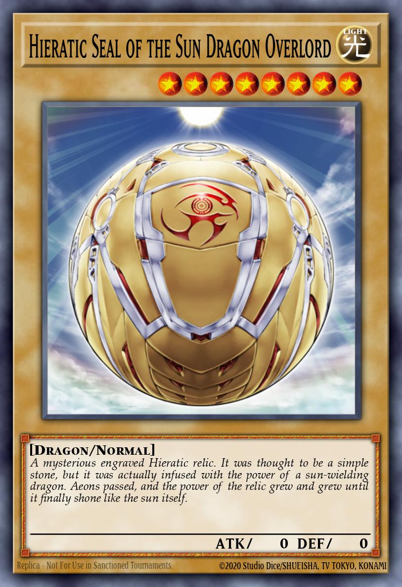 Selo Hierático do Suserano do Dragão do Sol — OTS Tournament Pack 16 (POR) PT031