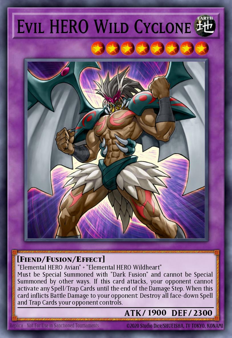 HERÓI Maligno Ciclone Selvagem — Duelist Pack: Jaden Yuki 3 EN011