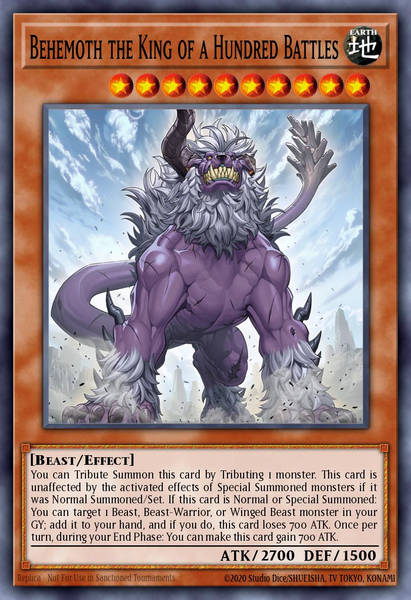 Behemoth the King of a Hundred Battles — Duelist Nexus EN024