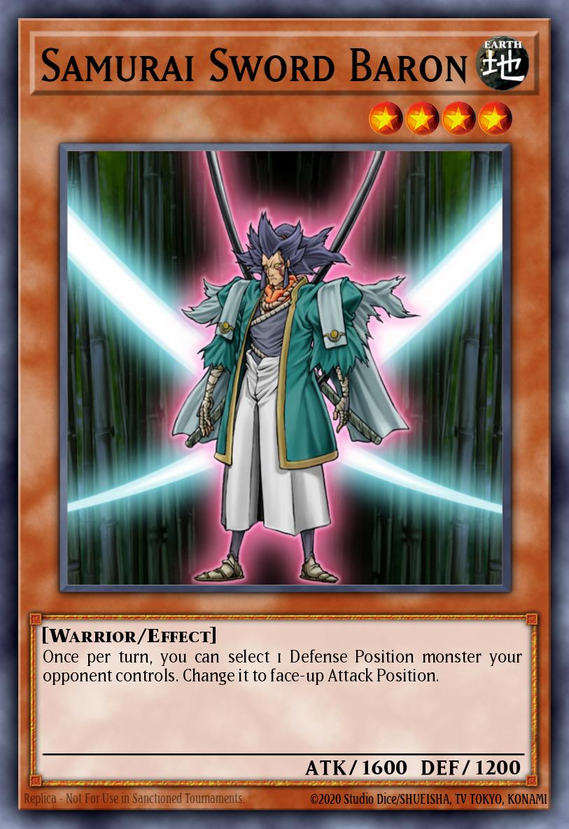 Samurai Sword Baron — Yu-Gi-Oh! 5D's World Championship 2010: Reverse of Arcadia promotional cards EN001
