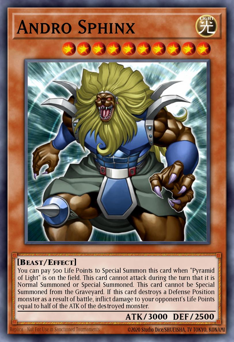 Esfinge Andro — Kids WB Duel of Destiny promotional card EN002