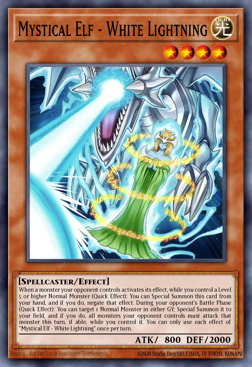 Elfa Mística - Relâmpago Branco — Legendary Duelists: Season 3 EN135