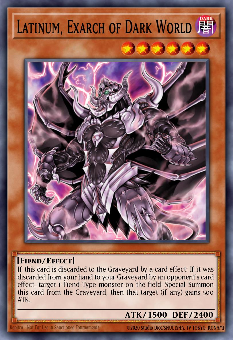 Latinum, Exarch of Dark World — Structure Deck: Dark World EN006