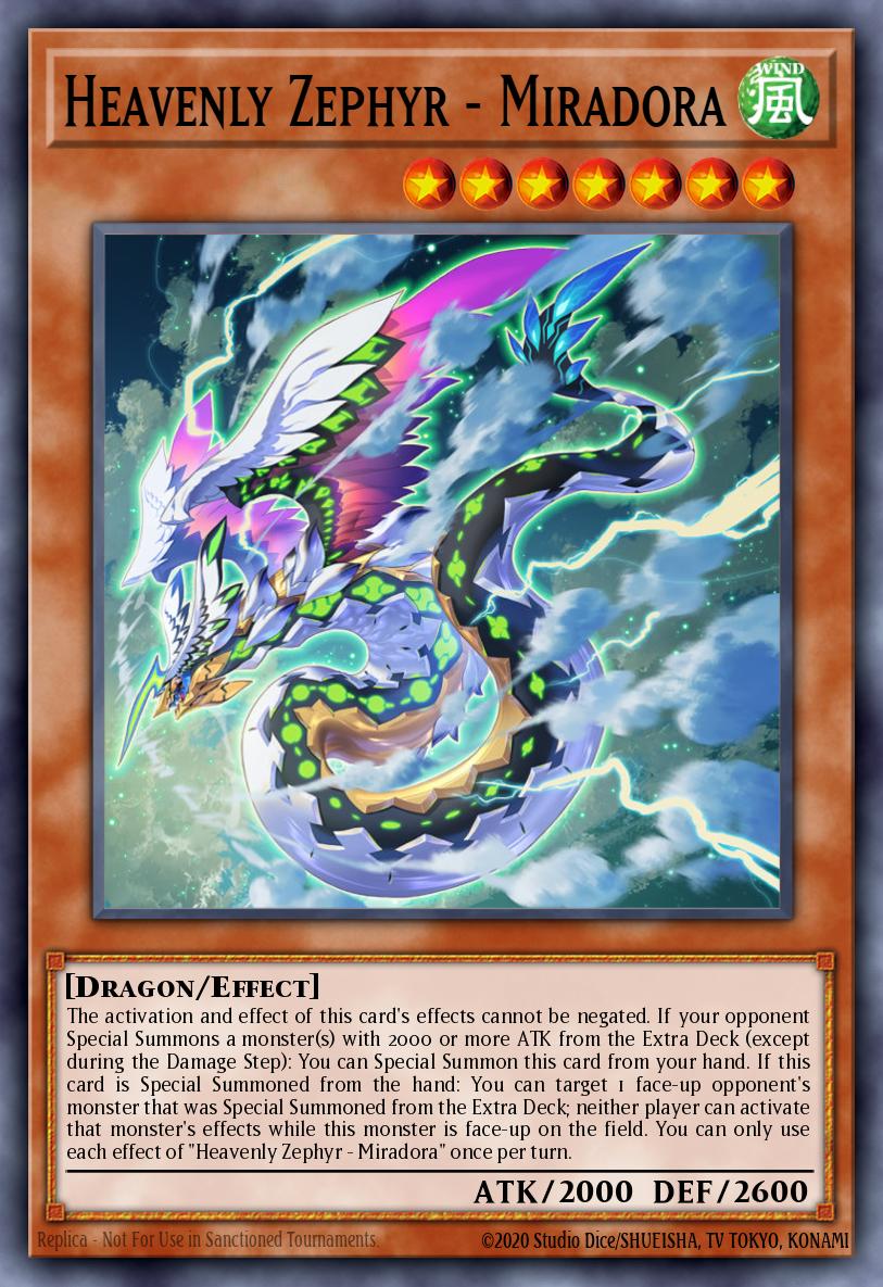 Zéfiro Celeste - Miradora — Blazing Vortex Premiere! promotional card EN029