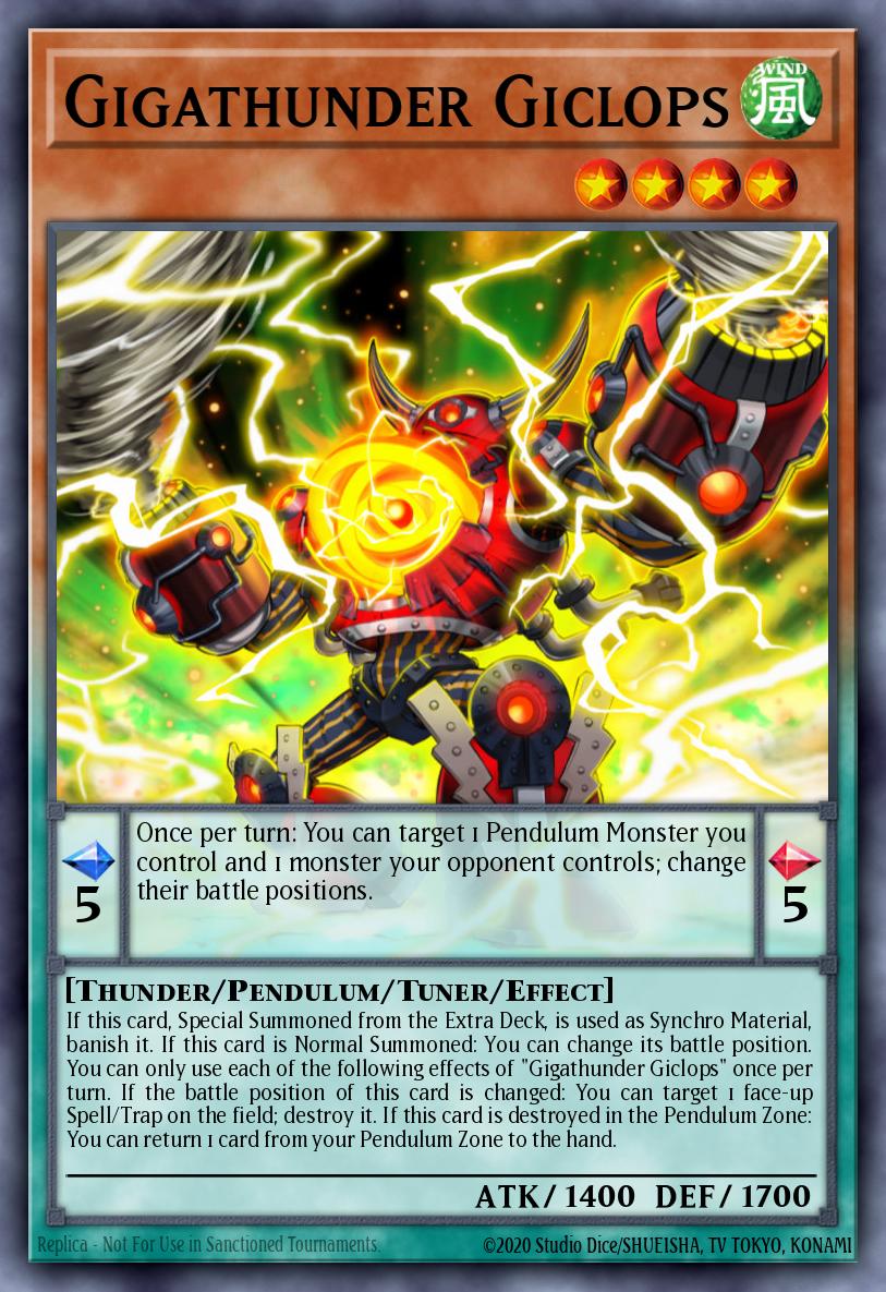 Giclope Gigatrovão — Blazing Vortex Premiere! promotional card EN032