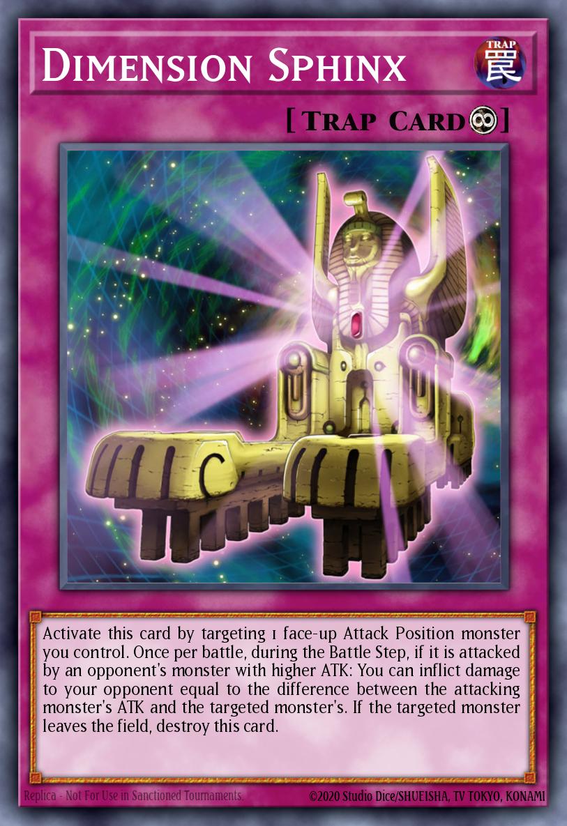 Esfinge Dimensional — Yu-Gi-Oh! The Dark Side of Dimensions Movie Pack: Gold Edition ENS23