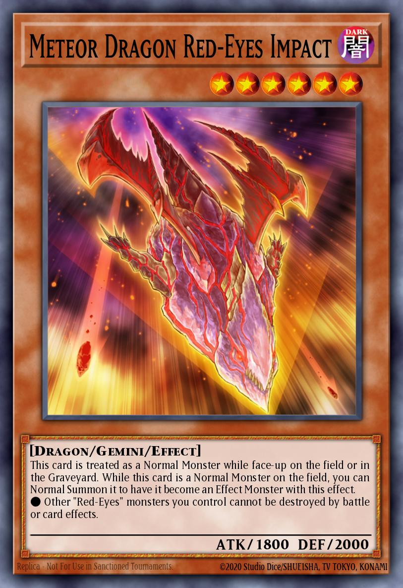 Dragão Meteoro do Impacto dos Olhos Vermelhos — Invasion: Vengeance: Special Edition EN028