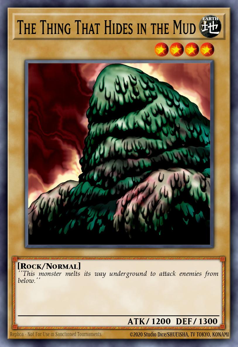 A Coisa que se Esconde na Lama — Sem lançamento no TCG (OCG / Master Duel) 18180762