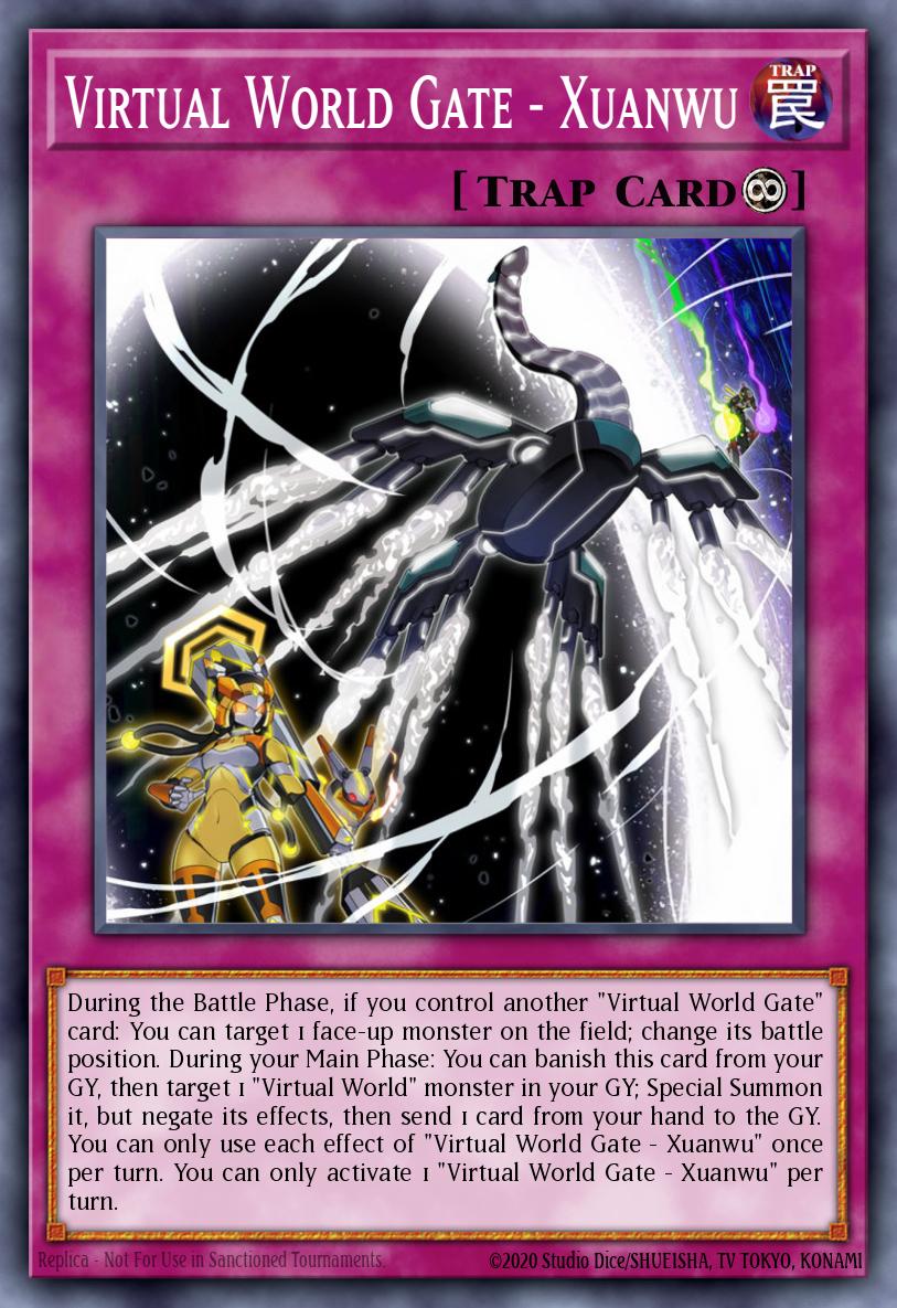 Portão do Mundo Virtual - Xuanwu — Blazing Vortex Premiere! promotional card EN075