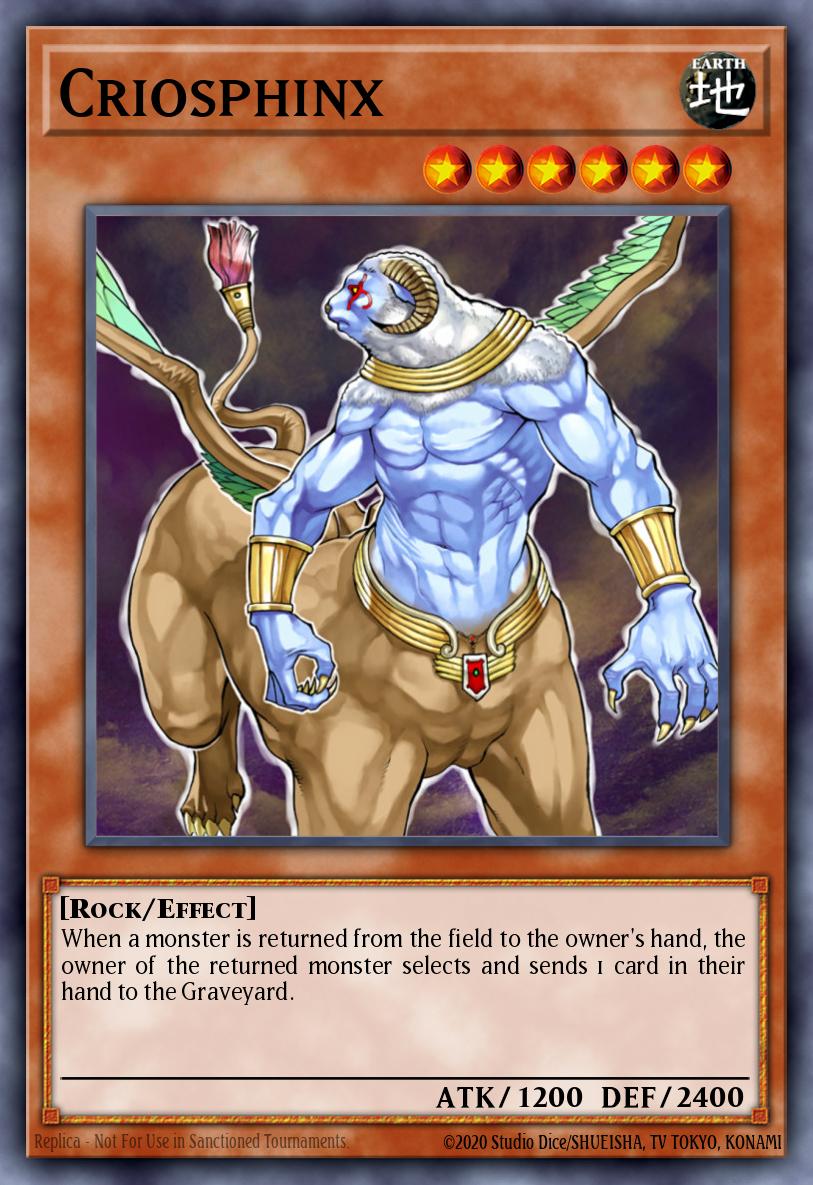 Crio-Esfinge — Structure Deck: Invincible Fortress EN010