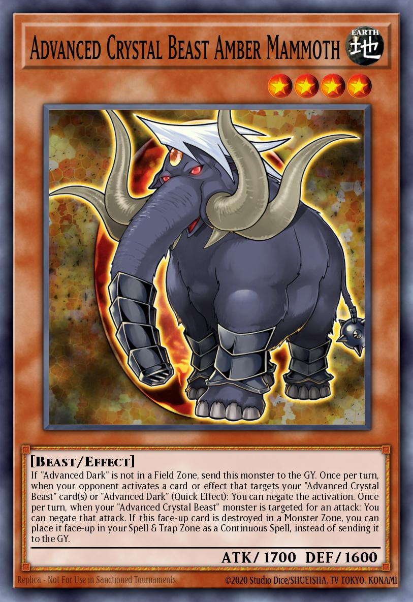Advanced Crystal Beast Amber Mammoth — Battles of Legend: Crystal Revenge EN014