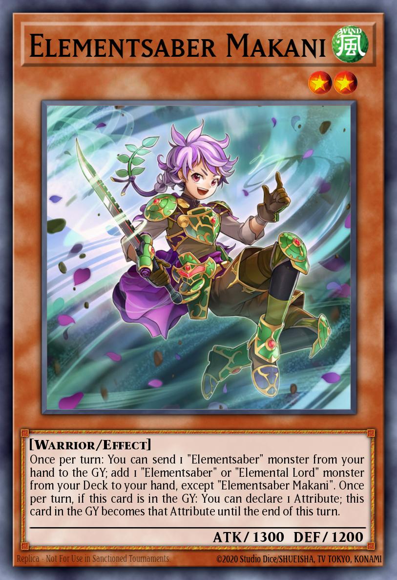 Sabrelemento Makani — Flames of Destruction Special Edition EN020
