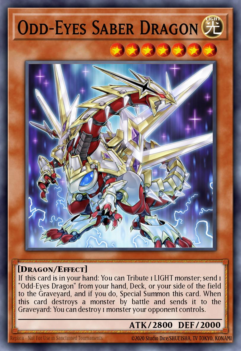 Dragão Sabre de Olhos Anômalos — Saber Force Starter Deck ENF00