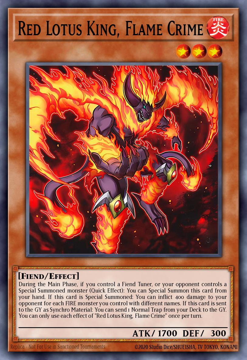 Red Lotus King, Flame Crime — Maze of Muertos EN077
