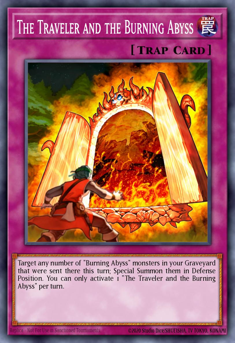 O Viajante e o Abismo Ardente — Duelist Alliance: Deluxe Edition EN086
