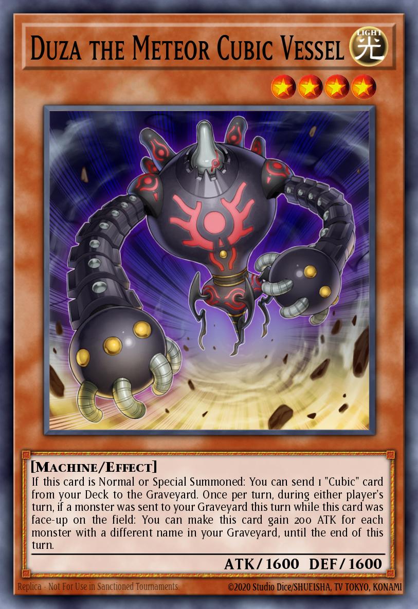 Duza, o Receptáculo Cúbico Meteoro — Yu-Gi-Oh! The Dark Side of Dimensions Movie Pack: Gold Edition ENSE1