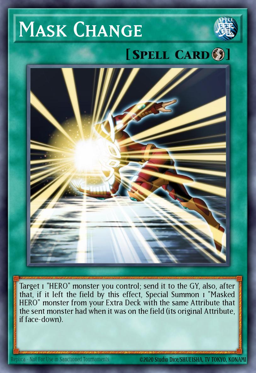 Mudar a Máscara — HERO Strike Structure Deck EN022