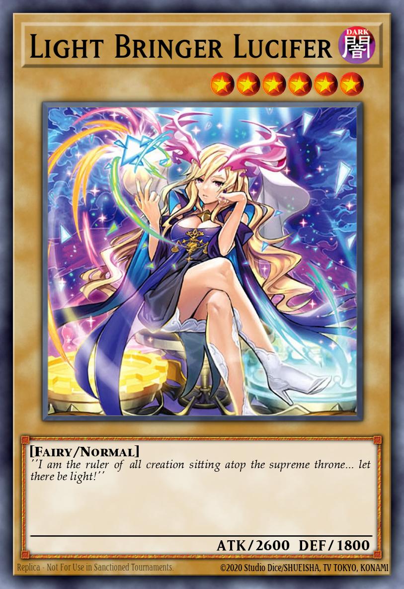 Light Bringer Lucifer — Sem lançamento no TCG (OCG / Master Duel) 21251800