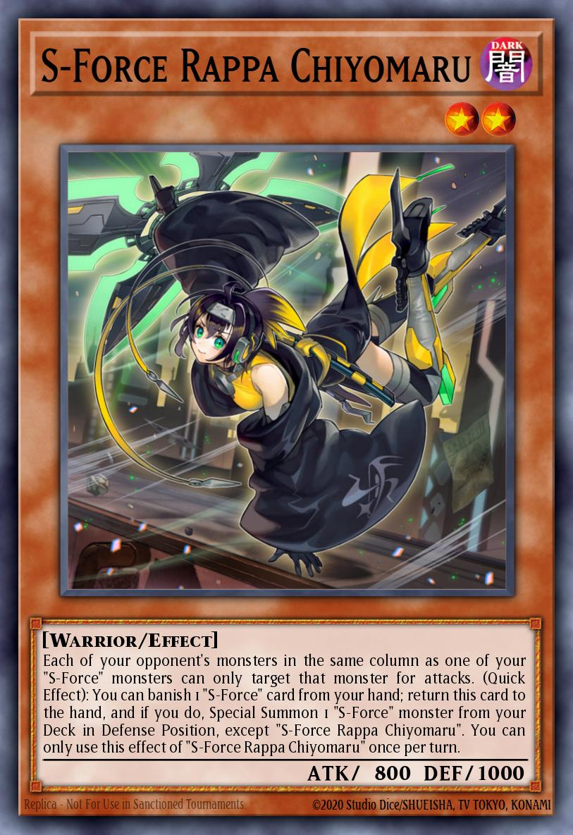 Força-S Rappa Chiyomaru — Blazing Vortex Premiere! promotional card EN011
