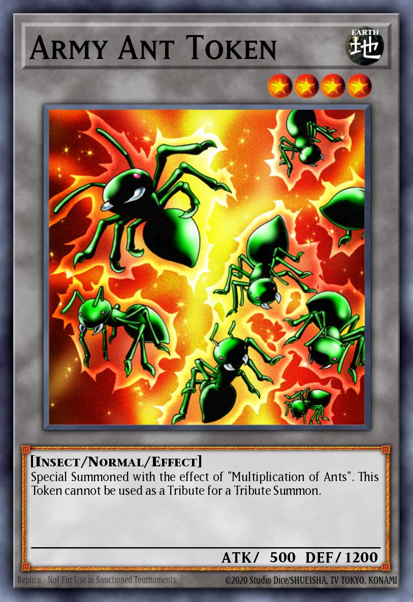 Army Ant Token — Sem lançamento no TCG (OCG / Master Duel) 22493812