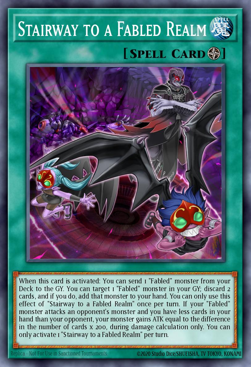 Escadaria para um Reino Mitológico — Blazing Vortex Premiere! promotional card EN060