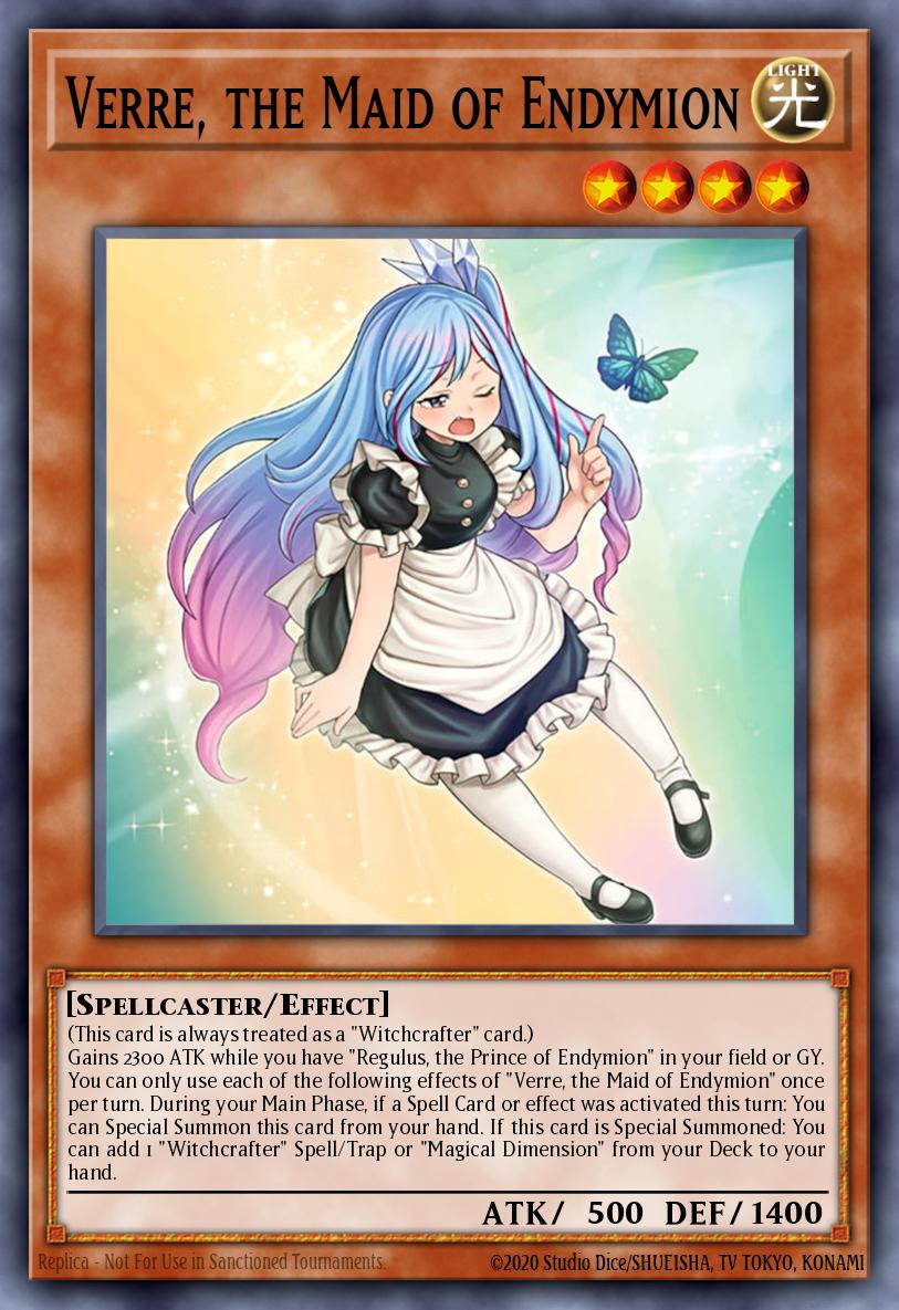 Verre, the Maid of Endymion — Sem lançamento no TCG (OCG / Master Duel) 22623509