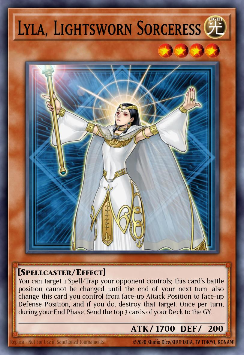 Lyla, a Feiticeira Luminosa — Dragons Collide Structure Deck EN021