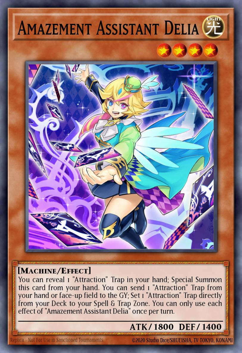 Delia, a Ajudante da Diversão — Dawn of Majesty Premiere! promotional card EN020