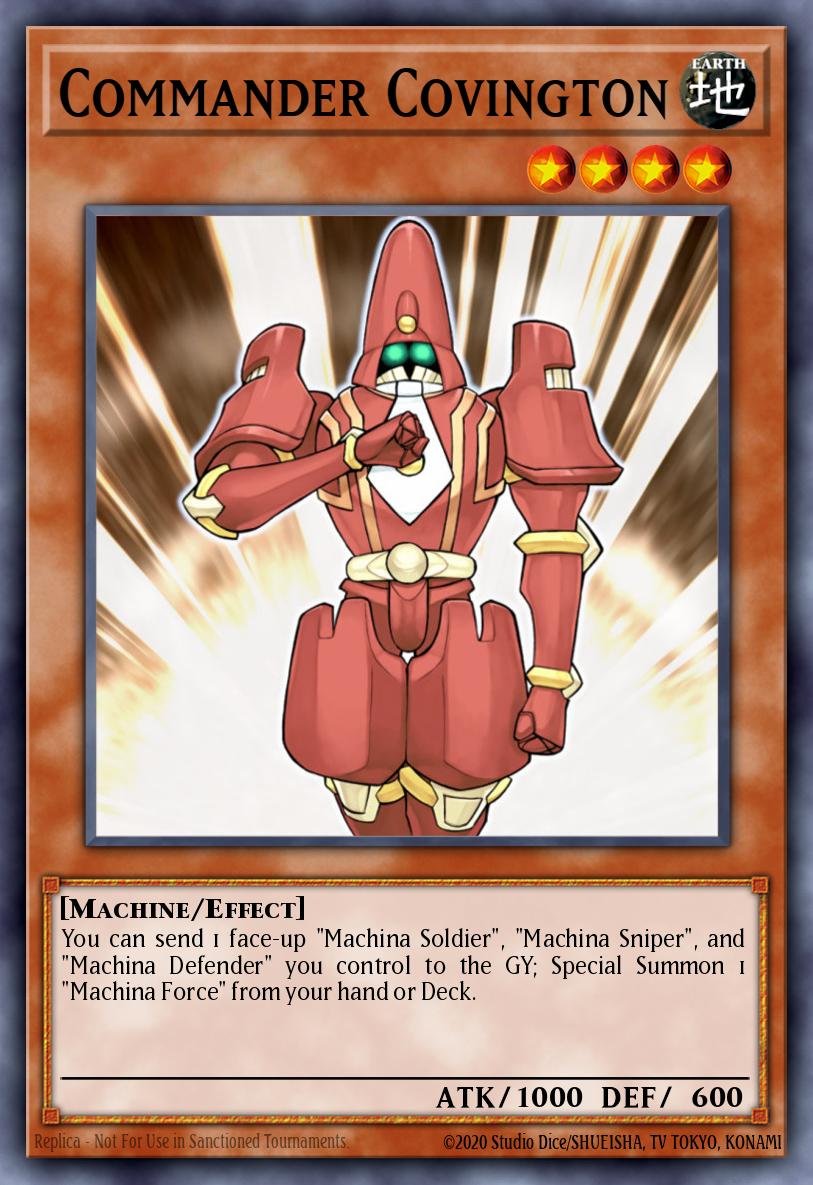 Comandante Covington — Structure Deck: Mechanized Madness EN013