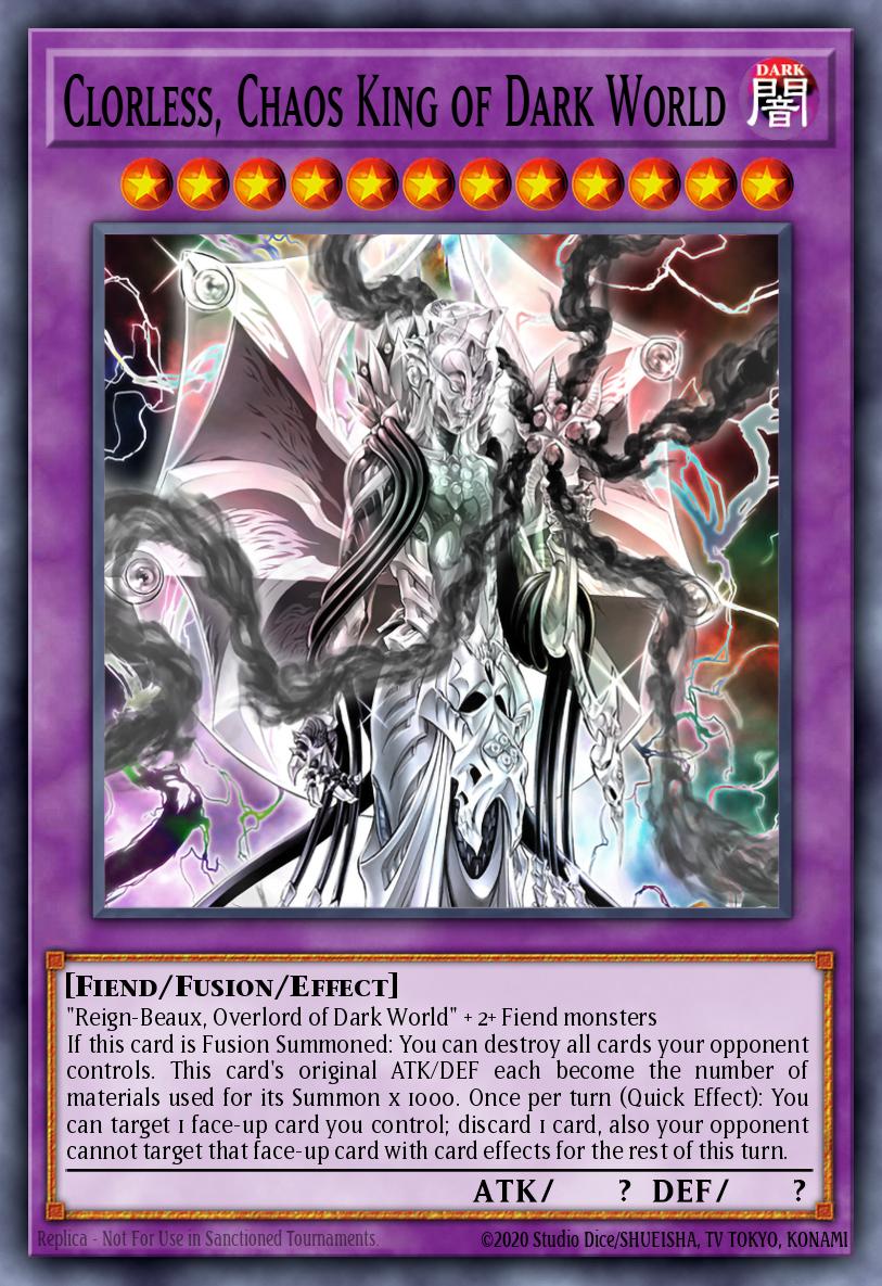 Clorless, Chaos King of Dark World — Maze of Millennia EN014