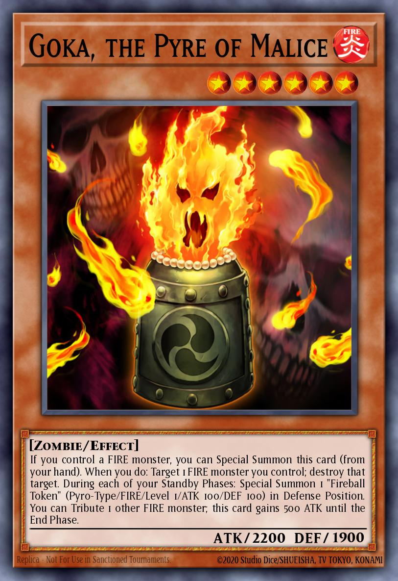 Goka, o Piro da Malícia — Onslaught of the Fire Kings Structure Deck EN006