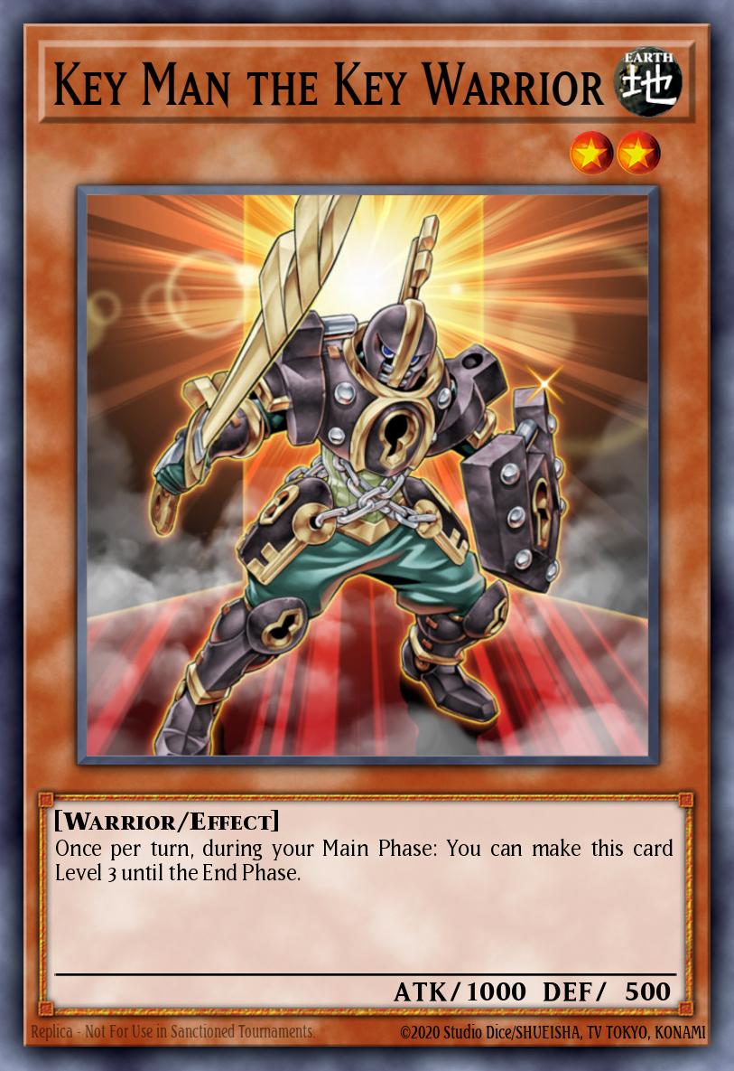 Key Man the Key Warrior — Starter Deck: Dawn of the Xyz EN009