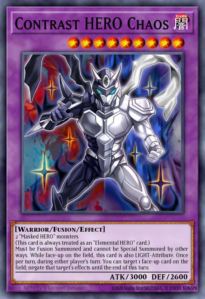 Caos, o HERÓI do Contraste — HERO Strike Structure Deck EN041