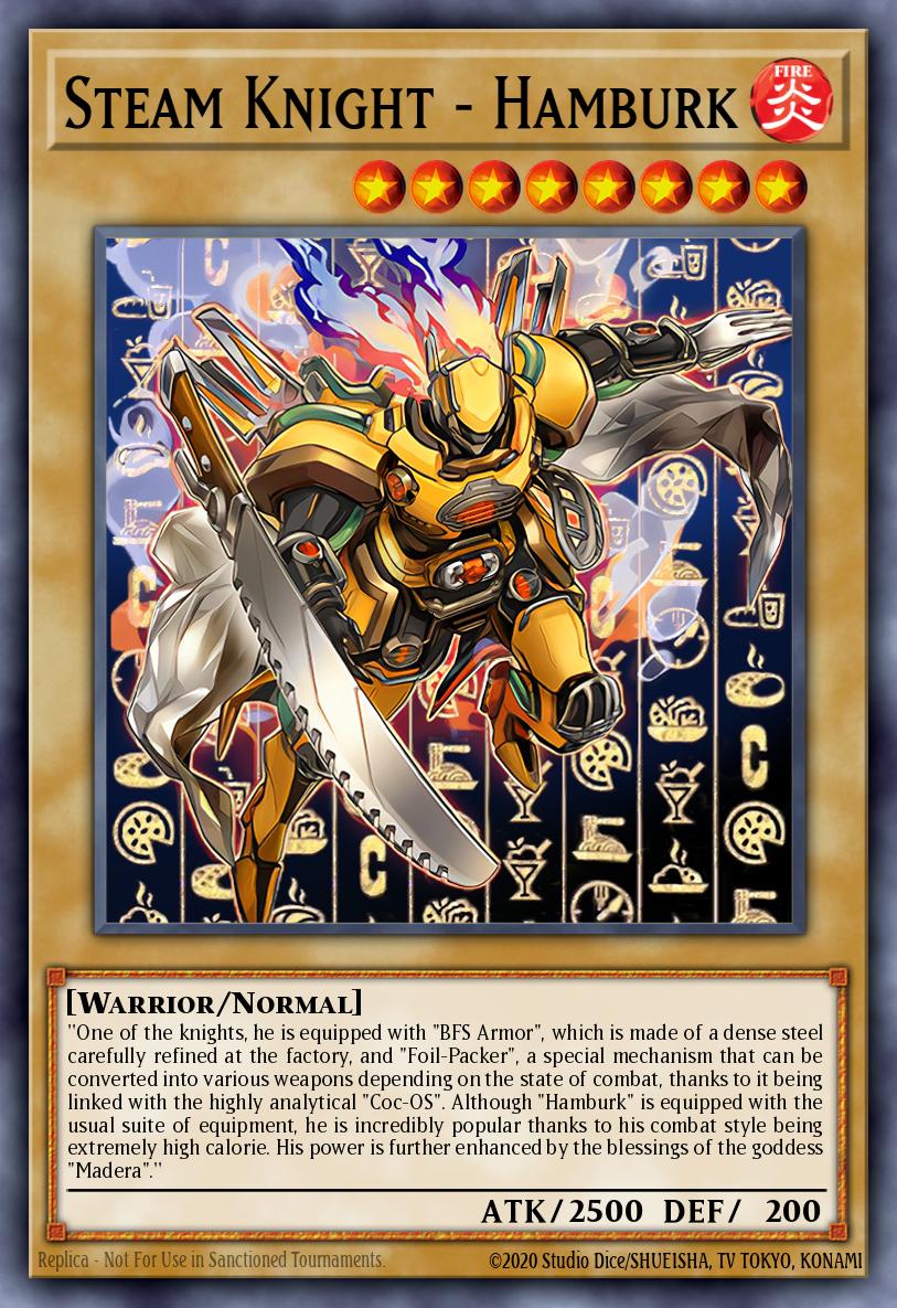Steam Knight - Hamburk — Sem lançamento no TCG (OCG / Master Duel) 23923758