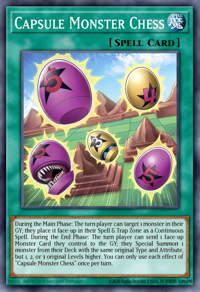 Capsule Monster Chess — Sem lançamento no TCG (OCG / Master Duel) 24056179