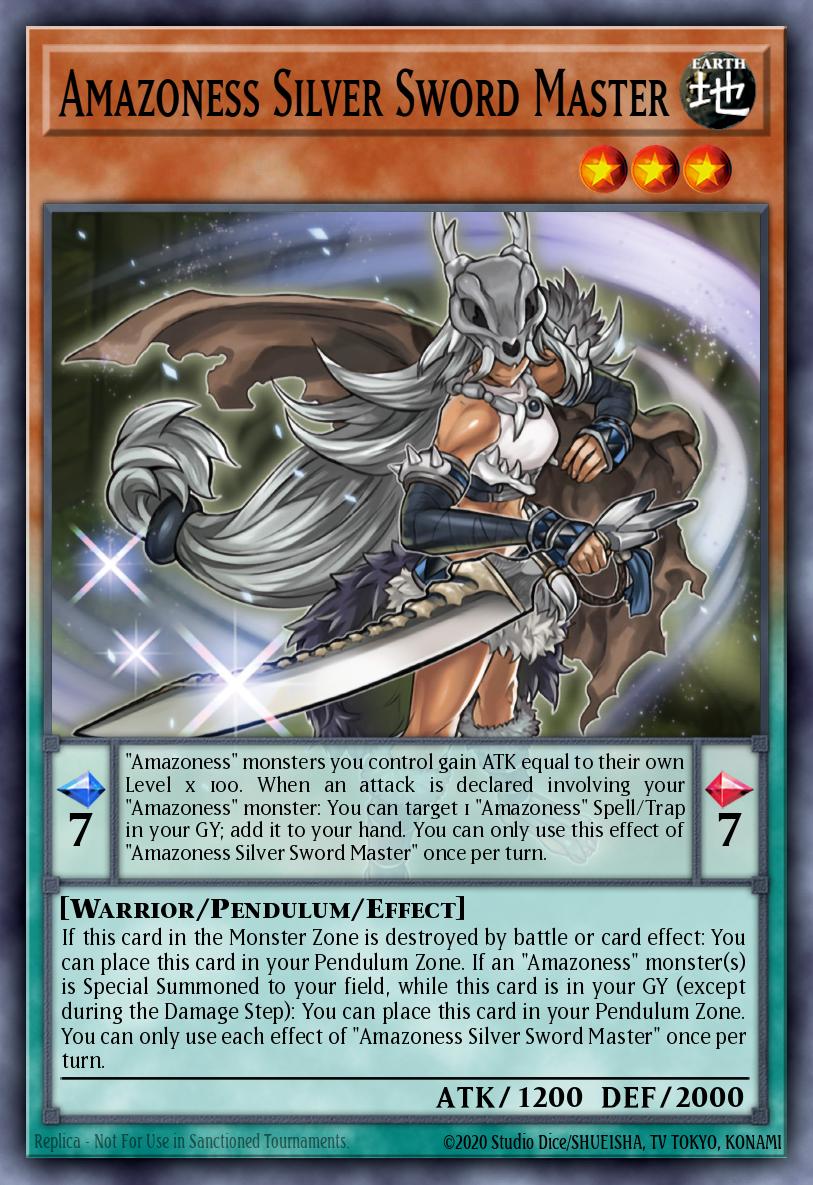 Amazoness Silver Sword Master — Darkwing Blast EN094