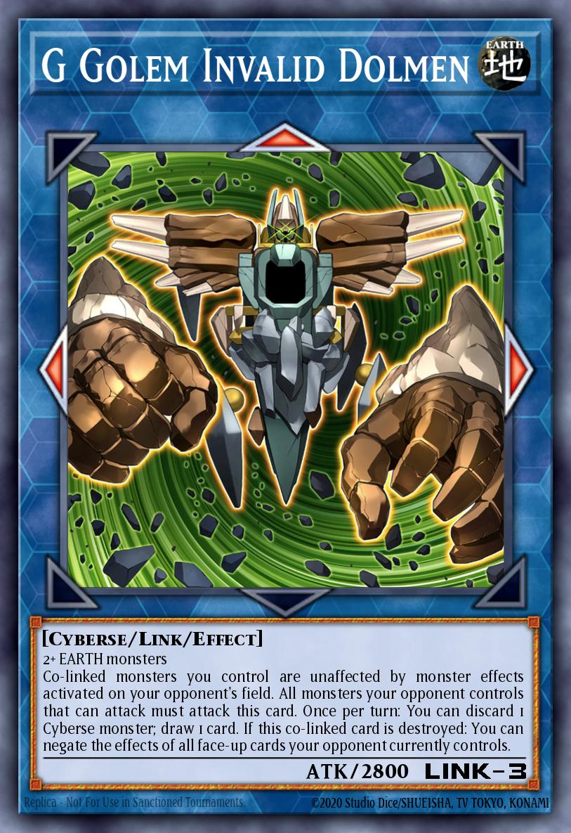 G Golem Invalid Dolmen — Battles of Legend: Crystal Revenge EN044