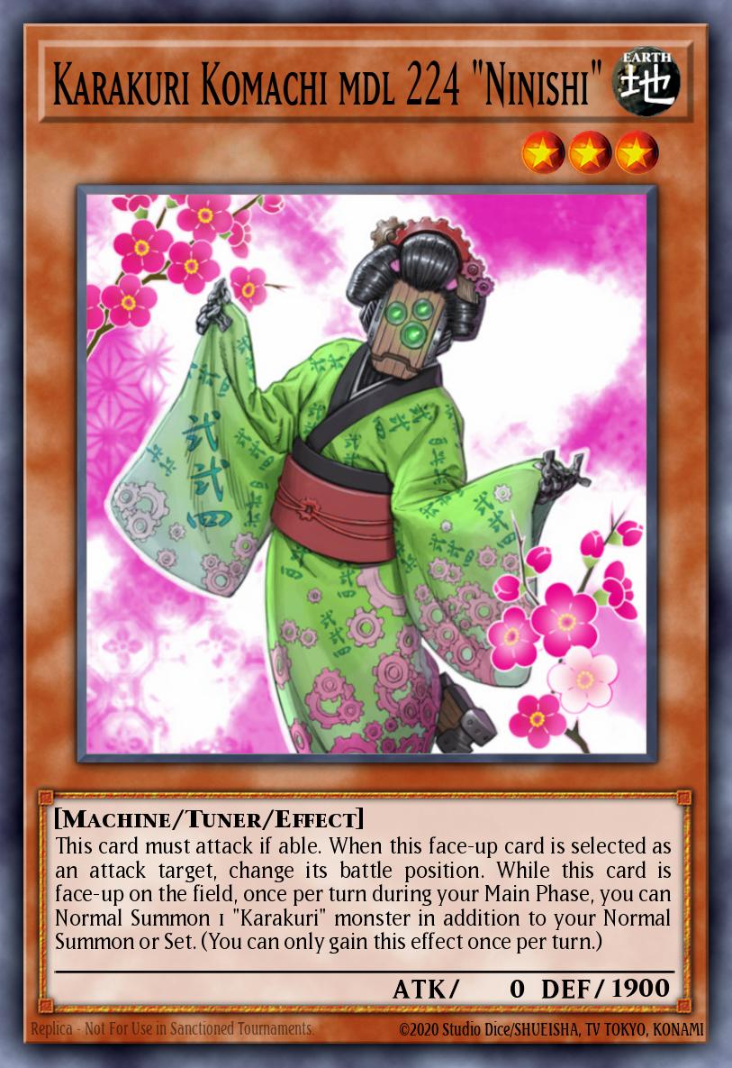 Karakuri Komachi mdl 224 "Ninishi" — Extreme Victory Sneak Peek Participation Card EN030