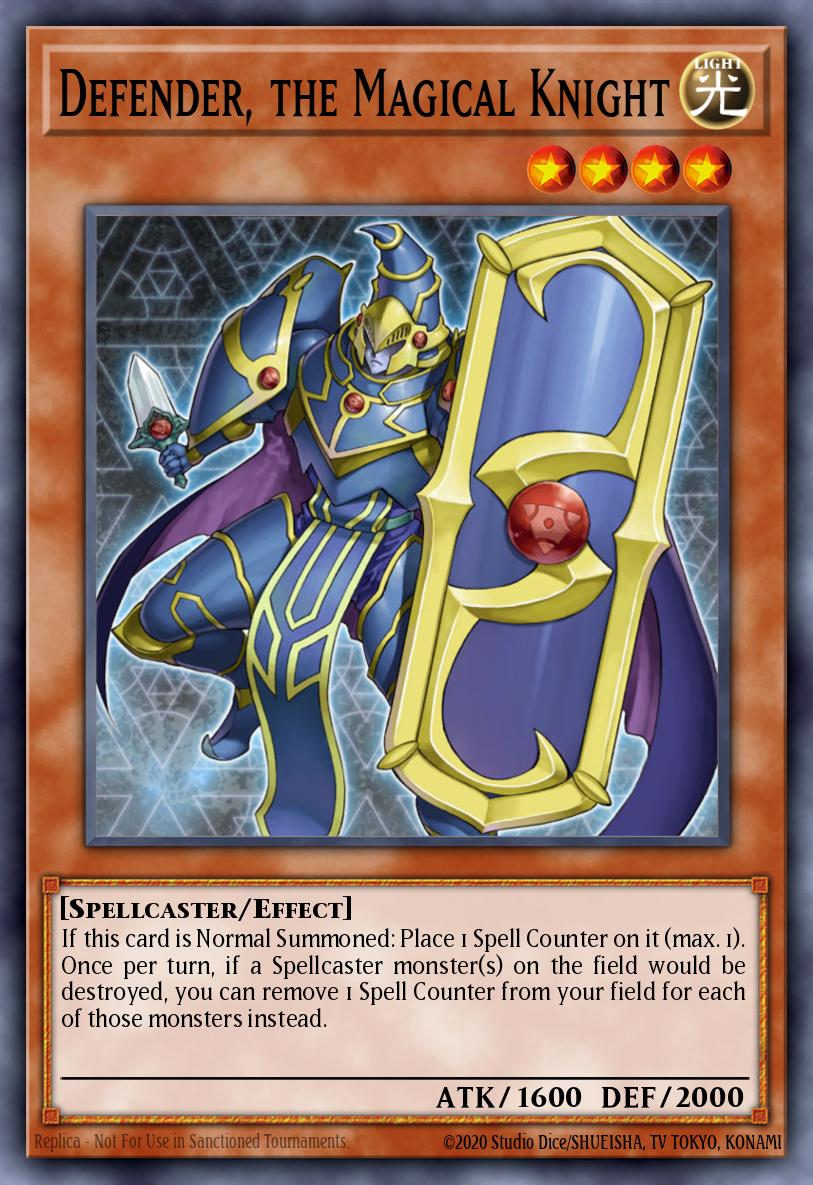 Defensor, o Cavaleiro Mágico — Spellcaster's Command Structure Deck: Special Edition EN003