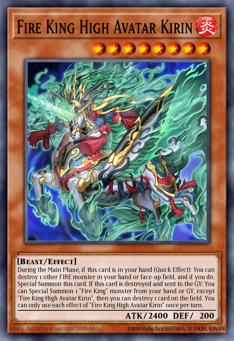 Fire King High Avatar Kirin — Structure Deck: Fire Kings EN002