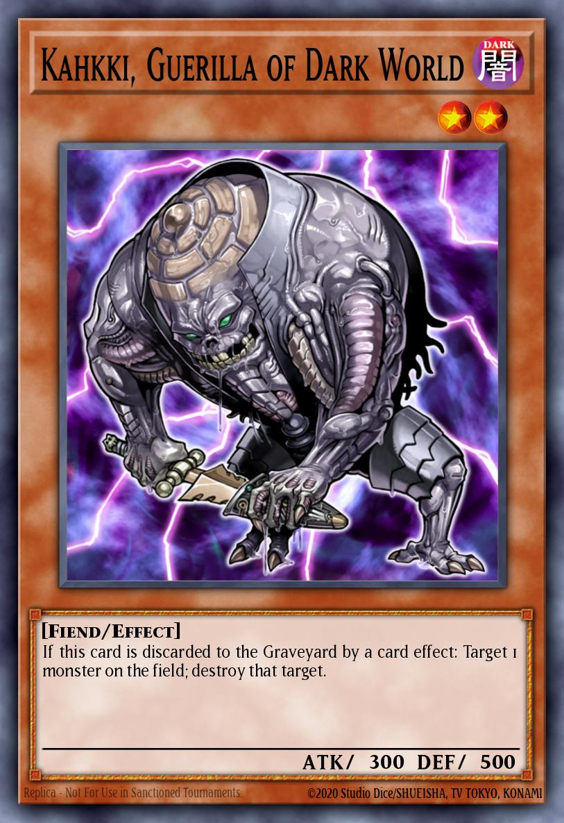 Kahkki, Guerilla of Dark World — Structure Deck: Dark World EN013