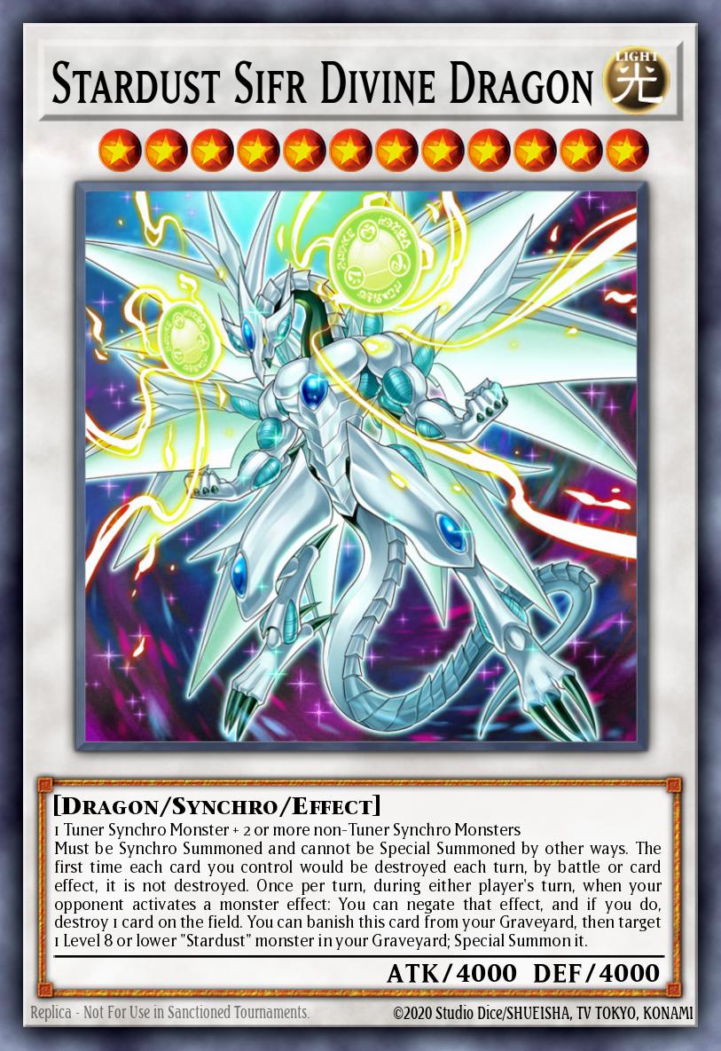 Dragão Divino Sifr da Poeira Estelar — 2017 Mega-Tin Mega Pack EN054
