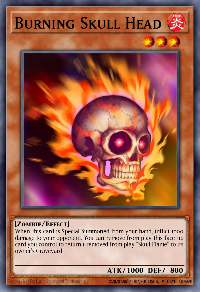 Caveira Flamejante — Yu-Gi-Oh! 5D's Wheelie Breakers Promotional Cards EN003