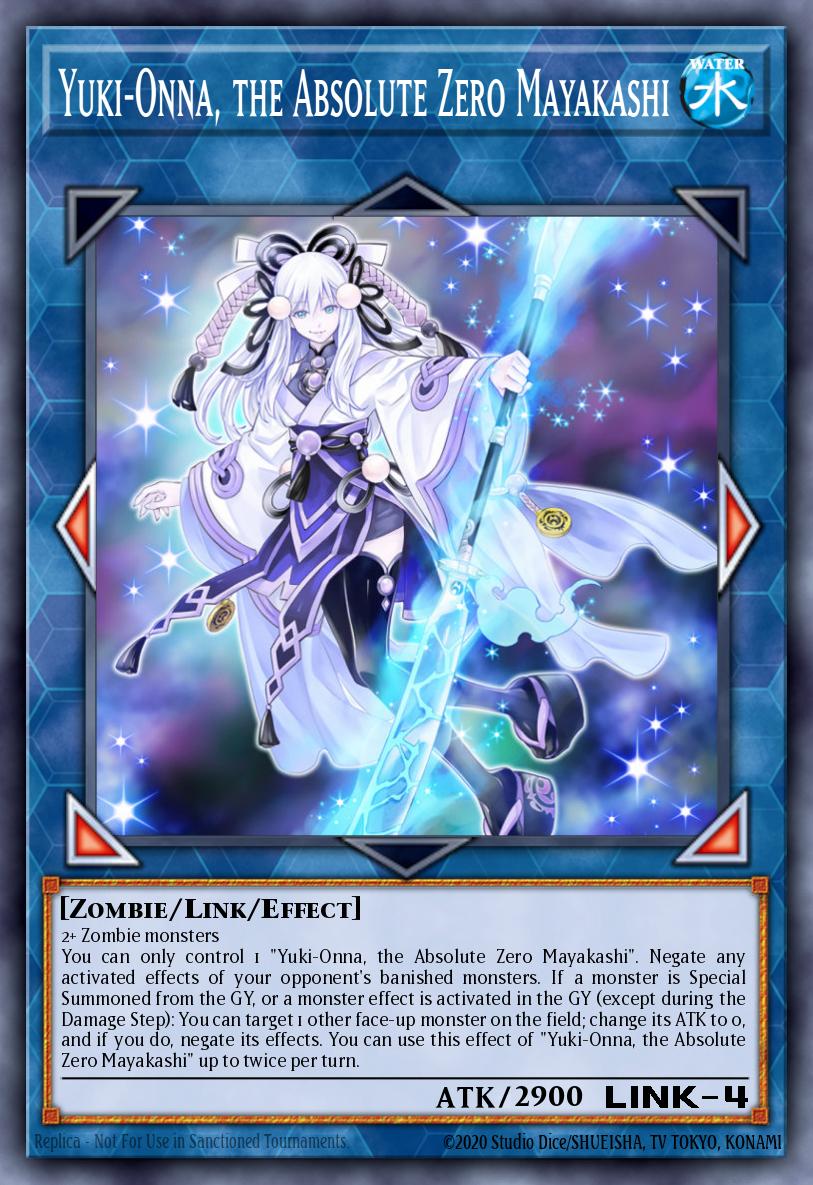 Yuki-Onna, a Mayakashi do Zero Absoluto — Duel Overload EN025