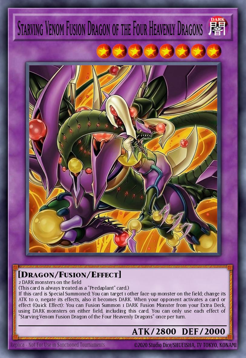 Starving Venom Fusion Dragon, Four Heavenly Dragons — Magnificent Maestros EN013